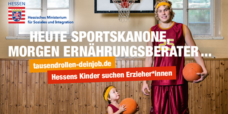 Heute Sportskanone morgen Ernährungsberater - Kampagne